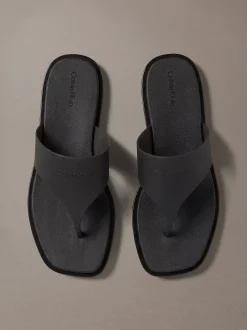 Calvin Klein Finni - Flache Jelly-Zehentrenner-Sandalen^Damen Slippers|SandalenFrisch Eingetroffen