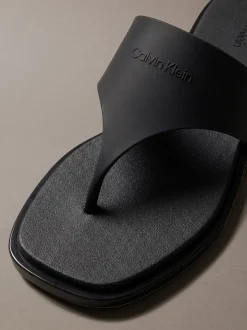 Calvin Klein Finni - Flache Jelly-Zehentrenner-Sandalen^Damen Slippers|SandalenFrisch Eingetroffen