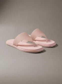 Calvin Klein Finni - Flache Jelly-Zehentrenner-Sandalen^Damen Slippers|SandalenFrisch Eingetroffen