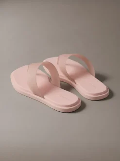 Calvin Klein Finni - Flache Jelly-Zehentrenner-Sandalen^Damen Slippers|SandalenFrisch Eingetroffen