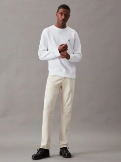 Calvin Klein Fleece-Sweatshirt aus Baumwoll-Mix^Herren Hoodies & Sweatshirts|Nachtwäsche & LoungewearFrisch Eingetroffen