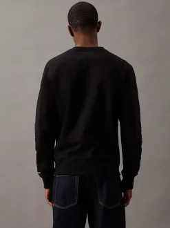 Calvin Klein Fleece-Sweatshirt aus Baumwoll-Mix^Herren Hoodies & Sweatshirts|Nachtwäsche & LoungewearFrisch Eingetroffen