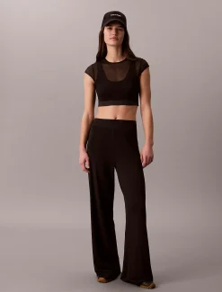 Calvin Klein Formgebende Performance-Hose mit weitem Bein^Damen Hosen & Shorts|Hosen & Shorts