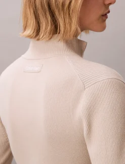 Calvin Klein Formgestrickter Cardigan mit Reißverschluss^Damen Strickdesigns