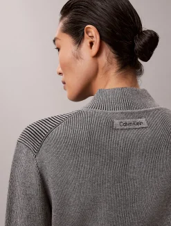 Calvin Klein Formgestrickter Cardigan mit Reißverschluss^Damen Strickdesigns