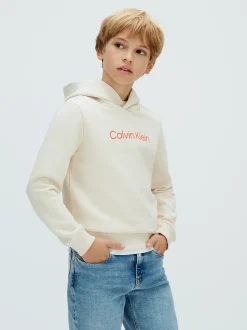 Calvin Klein Frottee-Hoodie für Kinder^Kinder Hoodies & Pullover|Kleidung