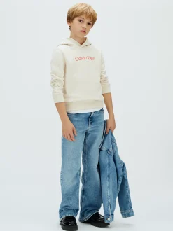 Calvin Klein Frottee-Hoodie für Kinder^Kinder Hoodies & Pullover|Kleidung