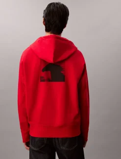 Calvin Klein Frottee-Kapuzenpullover mit Reißverschluss - Lunar New Year^Herren Hoodies & Sweatshirts