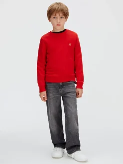Calvin Klein Frottee-Sweatshirt für Kinder^Kinder Kleidung|Unisex