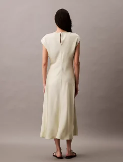 Calvin Klein Futteralkleid aus Satin^Damen Kleider & Röcke