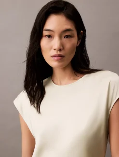 Calvin Klein Futteralkleid aus Satin^Damen Kleider & Röcke