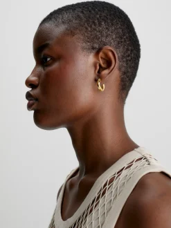 Calvin Klein Gedrehte Ring-Kreolen^Damen Uhren & Schmuck