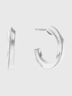 Calvin Klein Gedrehte Ring-Kreolen^Damen Uhren & Schmuck