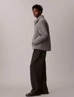 Calvin Klein Gefüllte Hemdjacke aus technischem Stoff^Herren JackenFrisch Eingetroffen