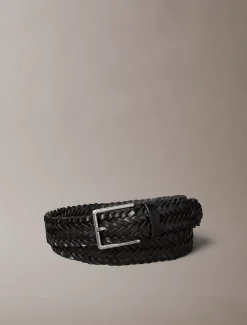 Calvin Klein Geflochtener Ledergürtel^Herren Gürtel