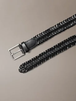 Calvin Klein Geflochtener Ledergürtel^Herren Gürtel