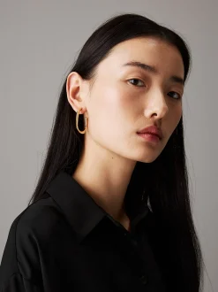 Calvin Klein Geformte Kreolen^Damen Uhren & Schmuck