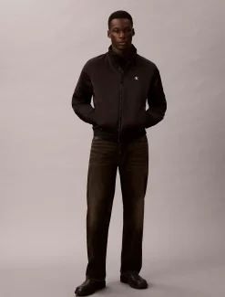 Calvin Klein Gefütterte Reißverschlussjacke mit Stehkragen^Herren JackenFrisch Eingetroffen