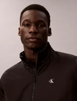 Calvin Klein Gefütterte Reißverschlussjacke mit Stehkragen^Herren JackenFrisch Eingetroffen