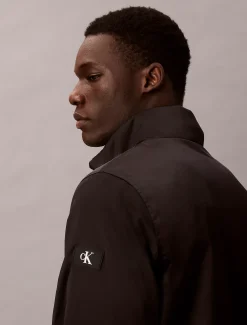 Calvin Klein Gefütterte Reißverschlussjacke mit Stehkragen^Herren JackenFrisch Eingetroffen