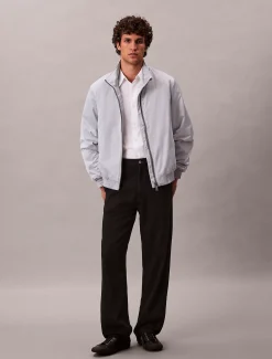 Calvin Klein Gefütterte Reißverschlussjacke mit Stehkragen^Herren JackenFrisch Eingetroffen