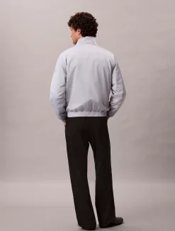 Calvin Klein Gefütterte Reißverschlussjacke mit Stehkragen^Herren JackenFrisch Eingetroffen