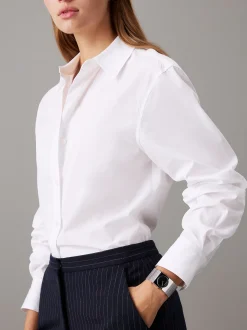 Calvin Klein Geometrische Armbanduhr mit Mesh-Armband^Damen Uhren & Schmuck