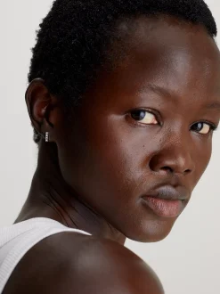 Calvin Klein Geometrische Edelstahl-Ohrringe^Damen Uhren & Schmuck