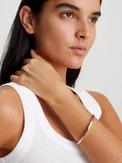 Calvin Klein Geometrisches Armband mit Scharnier^Damen Uhren & Schmuck