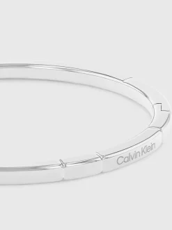 Calvin Klein Geometrisches Edelstahlarmband^Damen Uhren & Schmuck