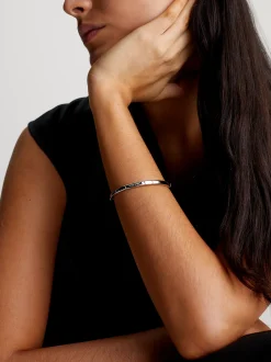 Calvin Klein Geometrisches Edelstahlarmband^Damen Uhren & Schmuck