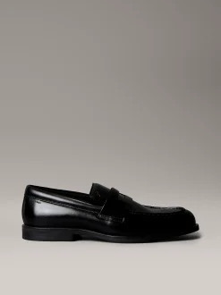 Calvin Klein Gepolsterte Penny Slipper aus Leder mit Airfit®-Polster^Herren Business Schuhe