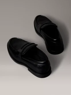 Calvin Klein Gepolsterte Penny Slipper aus Leder mit Airfit®-Polster^Herren Business Schuhe