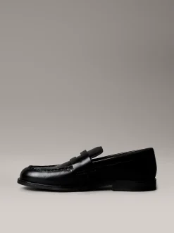 Calvin Klein Gepolsterte Penny Slipper aus Leder mit Airfit®-Polster^Herren Business Schuhe