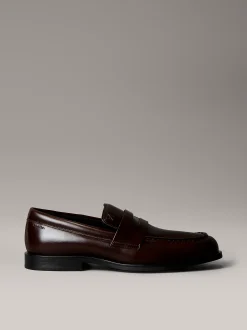 Calvin Klein Gepolsterte Penny Slipper aus Leder mit Airfit®-Polster^Herren Business Schuhe