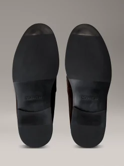 Calvin Klein Gepolsterte Penny Slipper aus Leder mit Airfit®-Polster^Herren Business Schuhe
