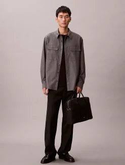 Calvin Klein Geprägte gewebte Commuter Bag^Herren Taschen