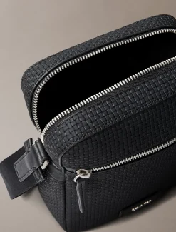 Calvin Klein Geprägte gewebte Reporter Bag^Herren Umhängetaschen & Schultertaschen|Taschen