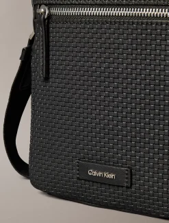 Calvin Klein Geprägte gewebte Reporter Bag^Herren Umhängetaschen & Schultertaschen|Taschen