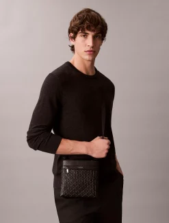 Calvin Klein Geprägtes gewebtes Flat Pack^Herren Umhängetaschen & Schultertaschen|Taschen