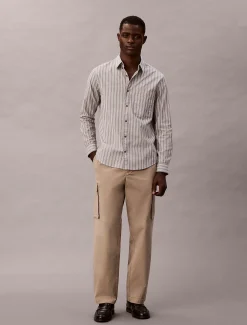 Calvin Klein Gerade Cargo-Hose aus Baumwoll-Twill^Herren Hosen & Shorts