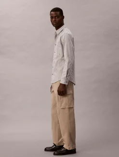 Calvin Klein Gerade Cargo-Hose aus Baumwoll-Twill^Herren Hosen & Shorts