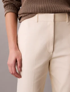 Calvin Klein Gerade Chinohose aus Baumwoll-Stretch^Damen Hosen & Shorts