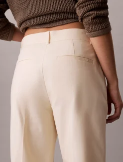 Calvin Klein Gerade Chinohose aus Baumwoll-Stretch^Damen Hosen & Shorts