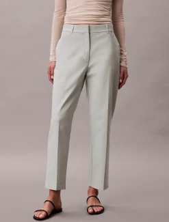 Calvin Klein Gerade Chinohose aus Baumwoll-Stretch^Damen Hosen & Shorts