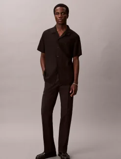 Calvin Klein Gerade Chinohose aus Baumwollsatin^Herren Hosen & Shorts|Anzüge