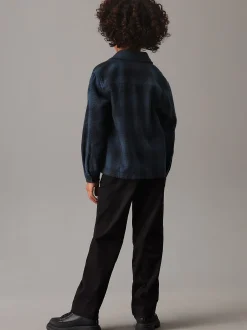 Calvin Klein Gerade geschnittene Chinohose mit Bundfalten^Kinder Shorts & Trousers|Kleidung