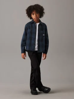 Calvin Klein Gerade geschnittene Chinohose mit Bundfalten^Kinder Shorts & Trousers|Kleidung