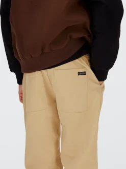 Calvin Klein Gerade Hose aus Baumwollsatin^Kinder Shorts & Trousers|Kleidung