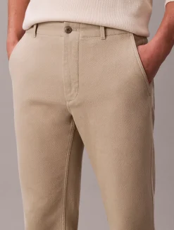 Calvin Klein Gerade Hose aus Baumwolltwill^Herren Hosen & Shorts